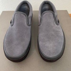 Vans Slip - On Gray Suede Platform Sneaker women's size 8